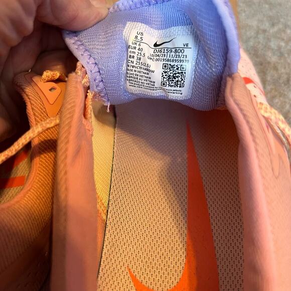 Nike React Pegasus Trail 4. ARctic Orange/Magic Ember Women's Size 8.5 - Picture 4 of 7